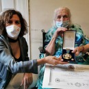 <p>Entrega de la Medalla de Oro al Mérito Deportivo a Encarna Hernández.</p>