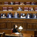 <p>El banco del Gobierno, durante el debate de la moción de censura. </p>