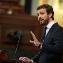 <p>Pablo Casado interviene en el pleno sobre el Proyecto de Ley de PGE.</p>