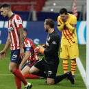 <p>Atlético de Madrid - FC Barcelona, el pasado fin de semana.</p>