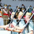 <p>El Rey Felipe VI en el desfile del centenario de la fundación de la Legión.</p>