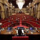 <p><br />Pleno del 24 de abril de 2020, en el que la cámara aprobó los presupuestos de la Generalitat.</p>
