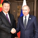 <p>Encuentro entre Vladimir Putin y Xi Jinping, en julio de 2018.</p>