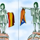 <p>Trío de Colón, independentismo catalán, elecciones </p>