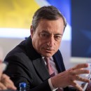 <p>Mario Draghi, durante un acto del BCE (2019).</p>