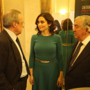 <p>Florentino Pérez, Isabel Díaz Ayuso, y Nicolás Martín-Sanz, directivo del Real Madrid. / <strong>El Español</strong></p>