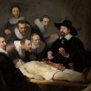 <p>La lección de anatomía del Dr. Nicolaes Tulp. (Rembrandt, 1632)</p>