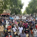 <p>Marcha contra el racismo y la violencia policial en París (Francia) el pasado mes de marzo.</p>