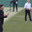 <p>Simeone, durante el Elche-Atleti.</p>