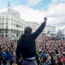 <p>Pablo Iglesias, en la marcha del cambio del 31 de enero de 2015.</p>