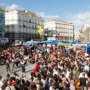 <p>Protestas del 15M en la Puerta del Sol de Madrid, mayo de 2011.</p>