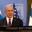 <p>Benjamin Netanyahu en una rueda de prensa junto al secretario de Defensa estadounidense en Washington. / <strong>Staff Sgt. Jack Sanders</strong></p> (: )