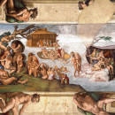 <p>Fresco de la Capilla Sixtina 'El diluvio universal', de Miguel Ángel.</p>