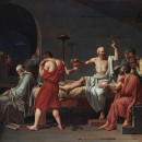 <p>La muerte de Sócrates. Jacques-Louis David, 1787. </p>