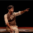<p>Juan Diego Botto interpretando a Lorca en <em>Una noche sin luna</em> (Teatro Español, Madrid).</p>