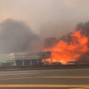 <p>Incendio en Lytton (Canadá), durante la ola de calor que ha provocado temperaturas récord de 49,6ºC.</p>