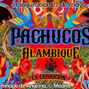 <p>Cartel de la exposición 'Pachucos en el alambique', en Madrid.</p>