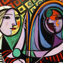 <p>Detalle del cuadro Mujer frente al espejo de Pablo Picasso.</p>