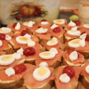 <p>Canapes.</p>