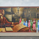 <p>Mural, hecho por Willis Humphrey en 2008, que celebra el trabajo de W.E.B. Du Bois (Filadelfia, EE.UU.).</p>