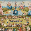 <p>Parte central del tríptico del<em> Jardín de las delicias</em> (1490-1500).</p>