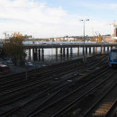 <p>Vías de tren en Estocolmo (Suecia).</p>