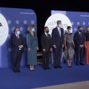 <p>Posado grupal de las autoridades presentes en el acto de entrega del Premio Planeta 2021.</p>