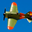 <p>Un Polikarpov I-16 con los colores de la República.</p>