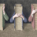 <p><em>Three wise books</em> (<em>Tres libros sabios</em>).</p>