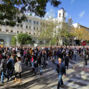 <p>Los trabajadores del metal se manifiestan en Cádiz, el 23 de noviembre, para reclamar mejoras laborales. </p>