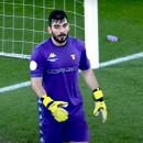 <p>Jano, el portero del Victoria CF, en el partido contra el Villarreal (0-8).</p>