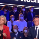 <p>Valérie Pécresse y Éric Ciotti en el tercer debate de los candidatos a las primarias republicanas, retransmitido por CNews y Europe 1.</p>