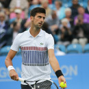 <p>Djokovic en el Torneo de Eastbourne (Inglaterra) de 2017.</p>
