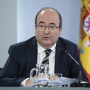 <p>El ministro de Cultura y Deporte, Miquel Iceta, en rueda de prensa tras el Consejo de Ministros del 17 de diciembre.</p>