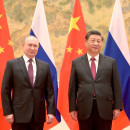 <p>Vladimir Putin y Xi Jinping, durante la reunión del pasado 4 de febrero en Beijing.</p>