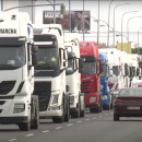 <p>Marcha de camioneros en Mérida.</p>