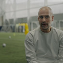 <p>Guardiola hablando sobre el Cholo en 'Simeone. Vivir partido a partido', documental de Amazon Prime Video.</p>