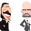 <p>El Cholo Simeone y Pep Guardiola.</p>