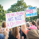 <p>Protestas a favor de las personas trans en 2017 frente a la Casa Blanca, en Washington DC.</p> (: Ted Eytan)