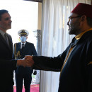 <p>Pedro Sánchez se reúne con Mohamed VI, rey de Marruecos.</p>