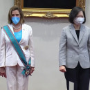 <p>Nancy Pelosi, presidenta de la Cámara de Representantes de EE.UU., y Tsai Ing-wen, presidenta de Taiwán.</p>