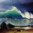 <p>‘Mar esmeralda’, de Albert Bierstadt</p>