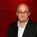 <p>Salman Rushdie, durante la conferencia de Fronteiras do Pensamento, en São Paulo (2014).</p>