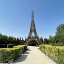 <p>Torre Eiffel del Parque Europa, Torrejón de Ardoz. </p>