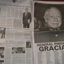 <p>El periódico chileno 'El Mercurio' publicó un cariñoso homenaje al dictador Pinochet por el 106 aniversario de su nacimiento. </p> (: )