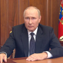 <p>Vladímir Putin, durante el discurso del presidente del 21 de septiembre.</p>