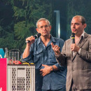 <p>Los activistas The Yes Men, en una conferencia en 2014. </p> (: Sebaso)