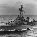 <p>El destructor de la Marina de los EEUU USS<em> Maddox</em>, a principios de la década de 1960.</p> (: Marina de los EEUU)