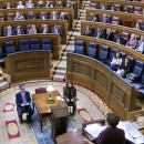 <p>Ione Belarra e Irene Montero como únicas representantes del Gobierno en el debate de la reforma de la Ley de Libertad Sexual.</p>