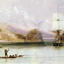 <p><em><span><span><span>HMS</span></span><em><span> Beagle</span></em><span><span> en Tierra del Fuego</span></span> </span></em>(1832-1836)</p>